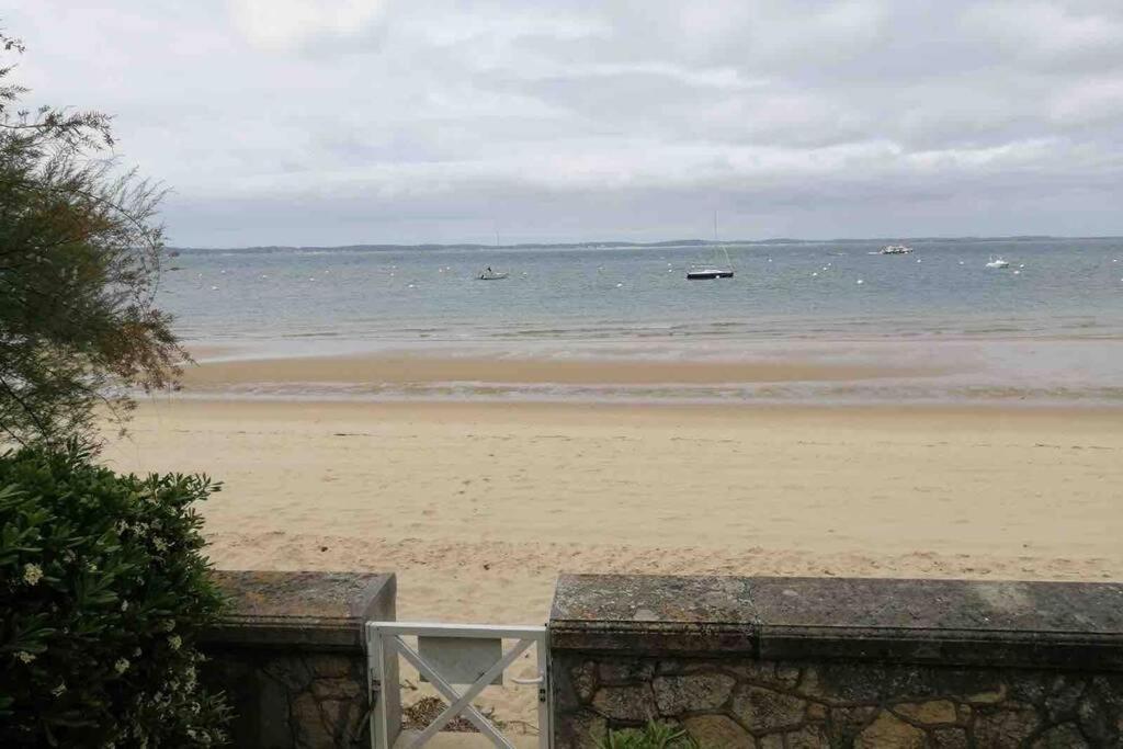 1er ligne pied dans l'eau plage option parking Arcachon Extérieur photo